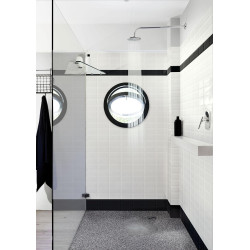 Marazzi Hello Black  Lux 7,5x15 cm